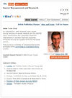 Cancer Management And Research