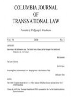 Columbia Journal Of Transnational Law
