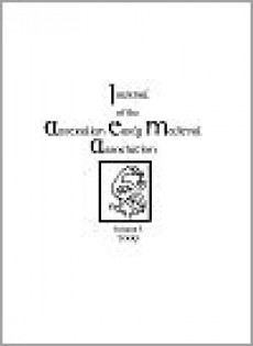 Journal Of The Australian Early Medieval Association